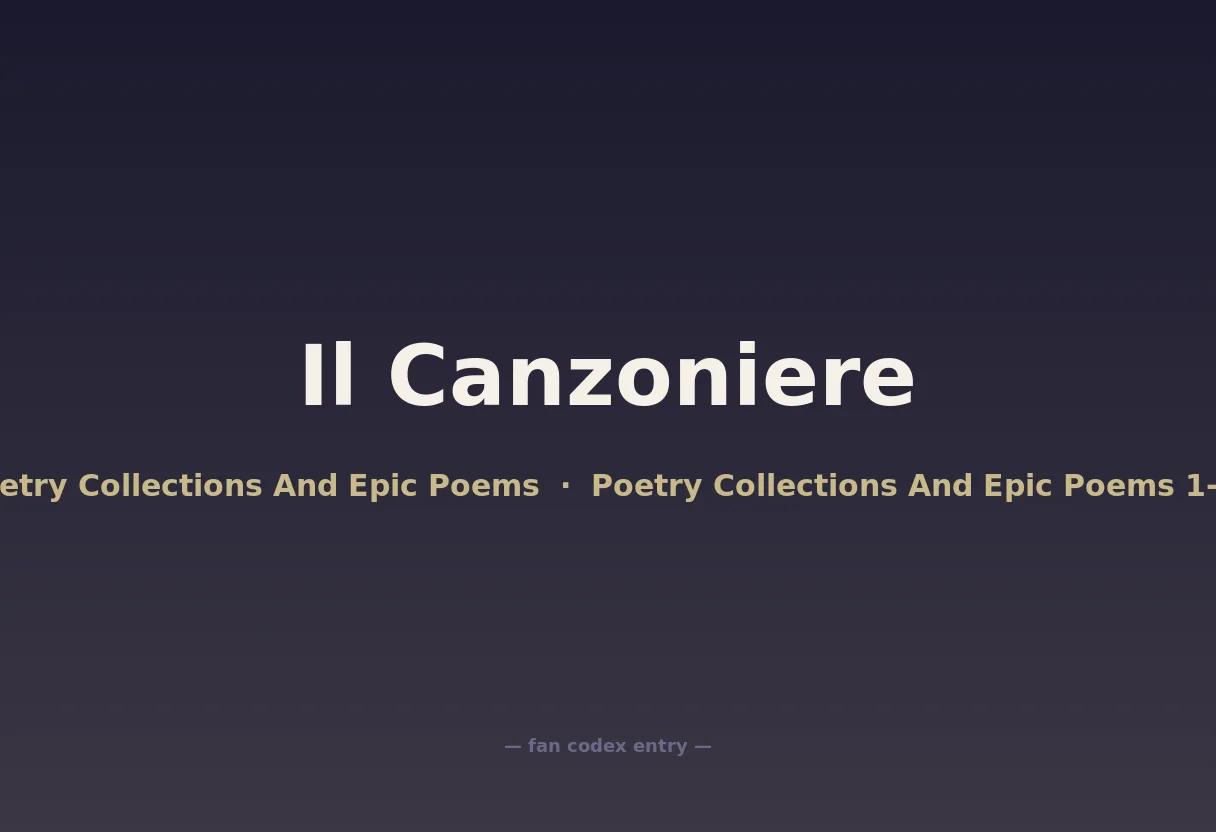 Il Canzoniere
