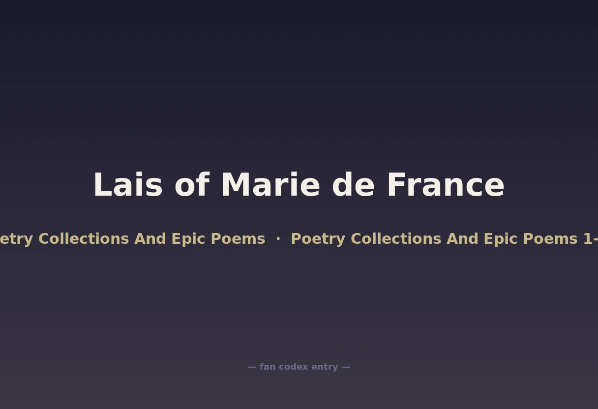 Lais of Marie de France