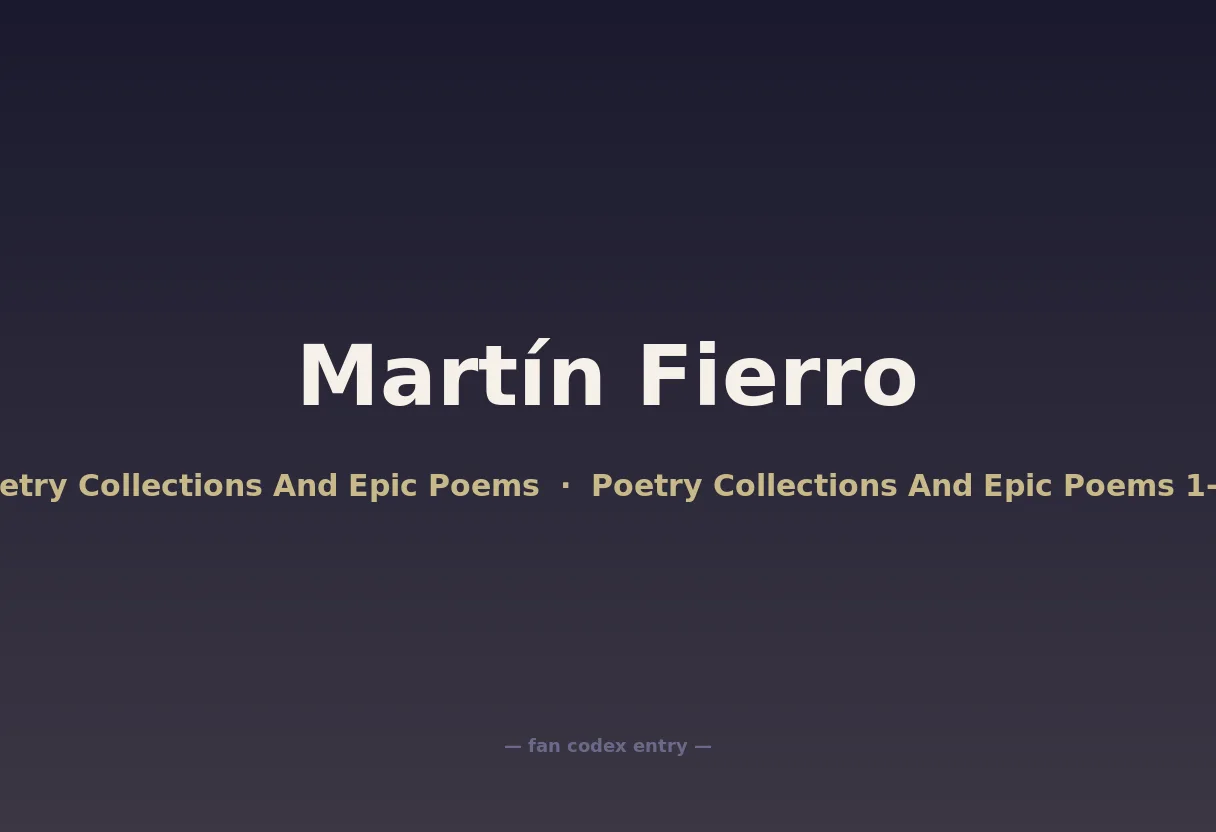 Martín Fierro